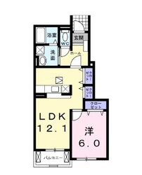 ベルメゾンくるみの木αの物件間取画像